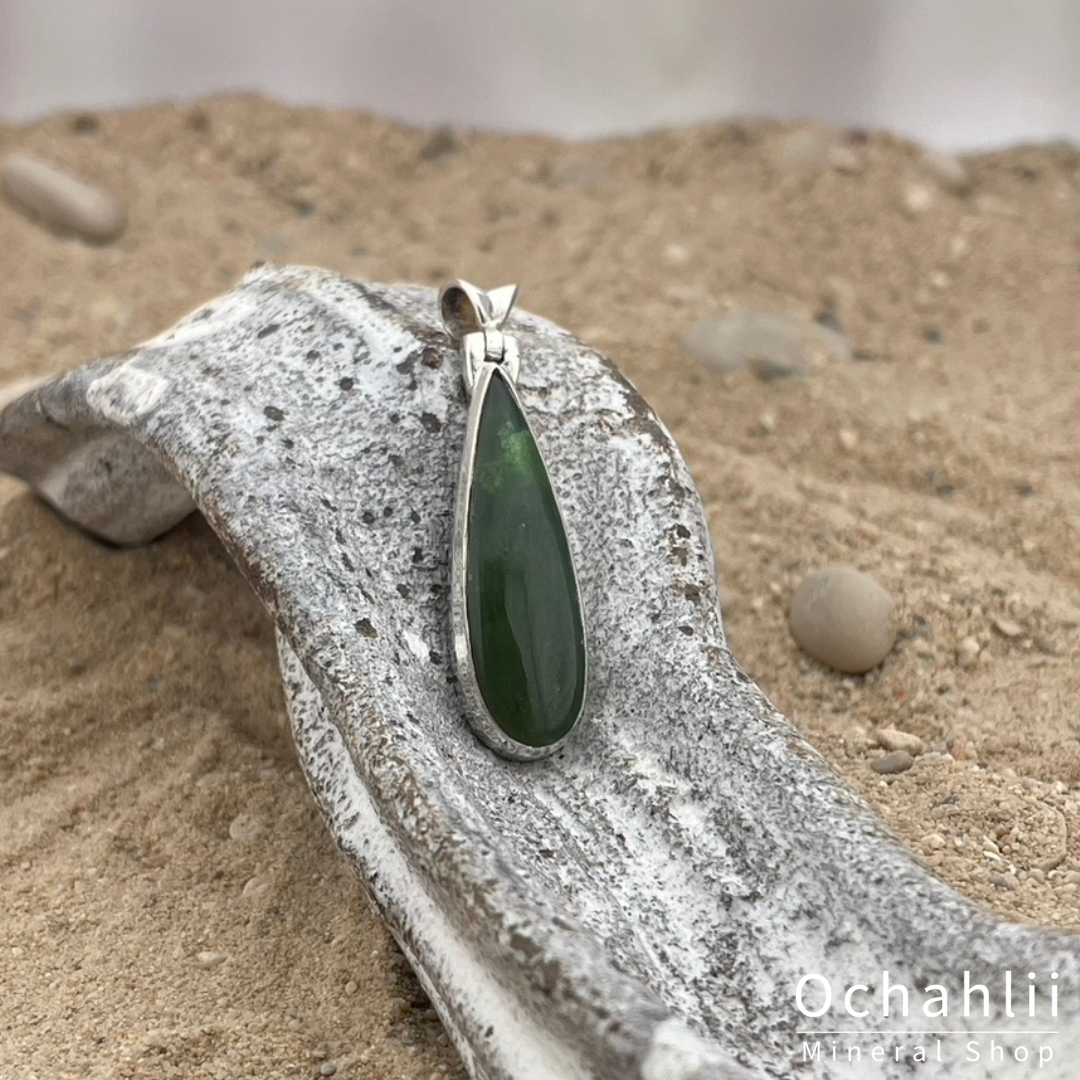 Agate Crazy Lace silver pendant