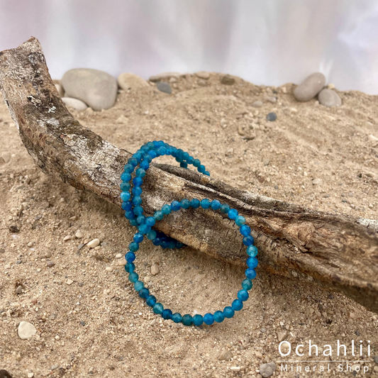 Apatiet armband facet 4mm