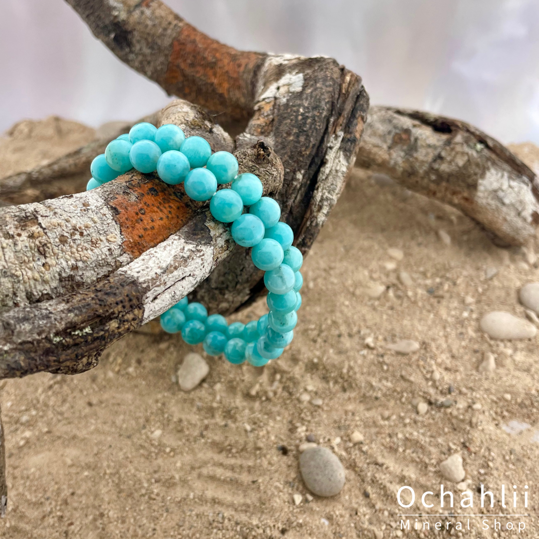 pulsera de amazonita 8mm