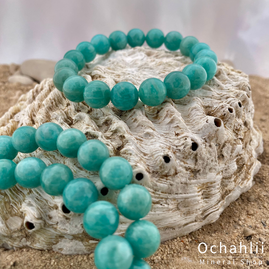 Amazonite ball bracelet 10mm "Balance"