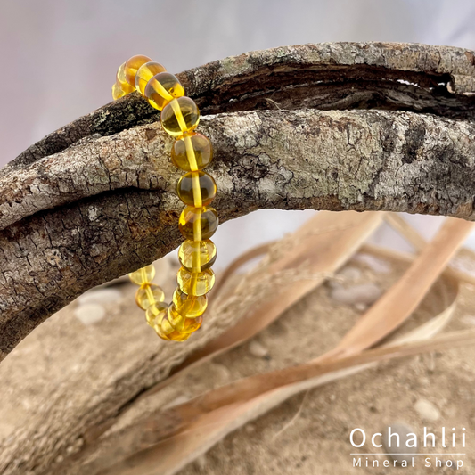 Barnsteen armband 8 mm