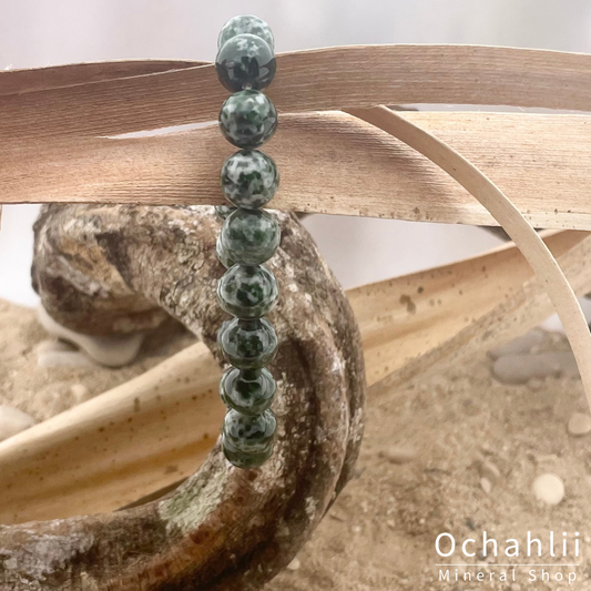 Bracelet agate arbre 10mm