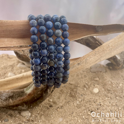 Dumortirite bracelet 8mm