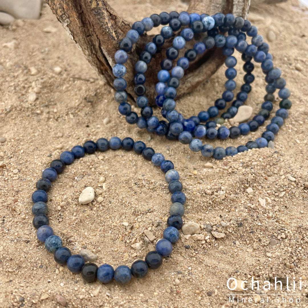 Dumortirite bracelet 6mm