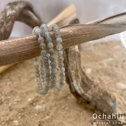 Pulsera de labradorita 4mm