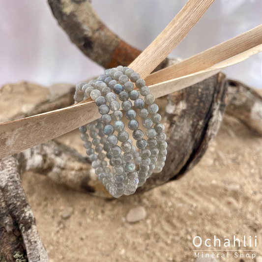 Pulsera de labradorita 4mm