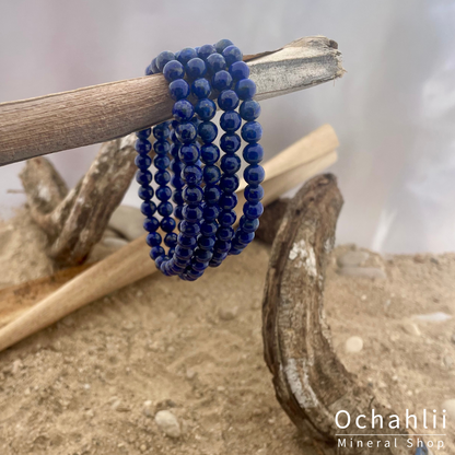 Bracelet Lapis-Lazuli 6mm
