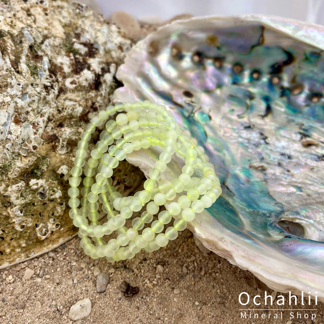 New Jade (Serpentine) bracelet 4mm