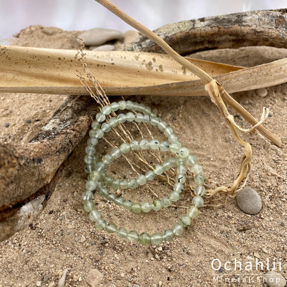 Pulsera de prehnita 6mm