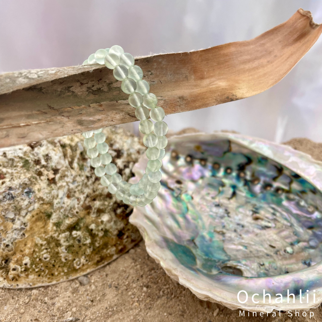 Bracelet préhnite TOP 6mm 