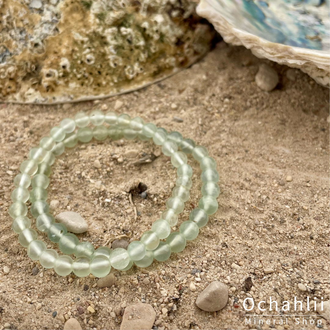 Bracelet préhnite TOP 6mm 