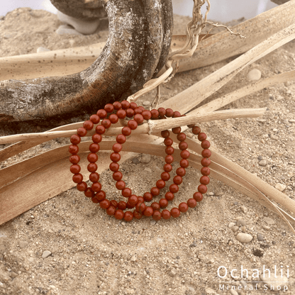 Jaspis Rood armband 4mm