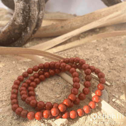 Pulsera de Jaspe Rojo 6mm
