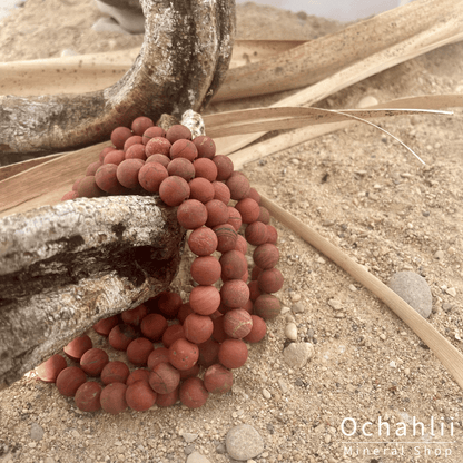 Jasper Red bracelet 8mm matt