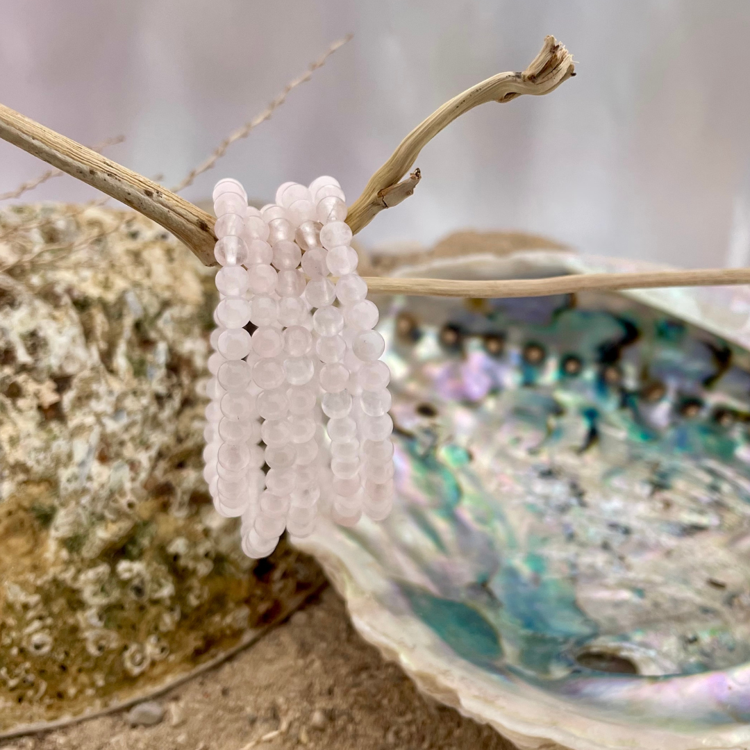 Rose quartz bracelet 4mm