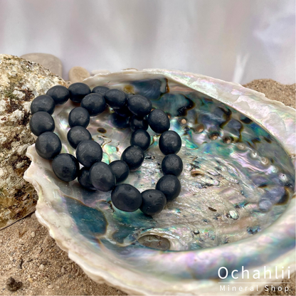 Shungite bracelet Nugget 15x12mm