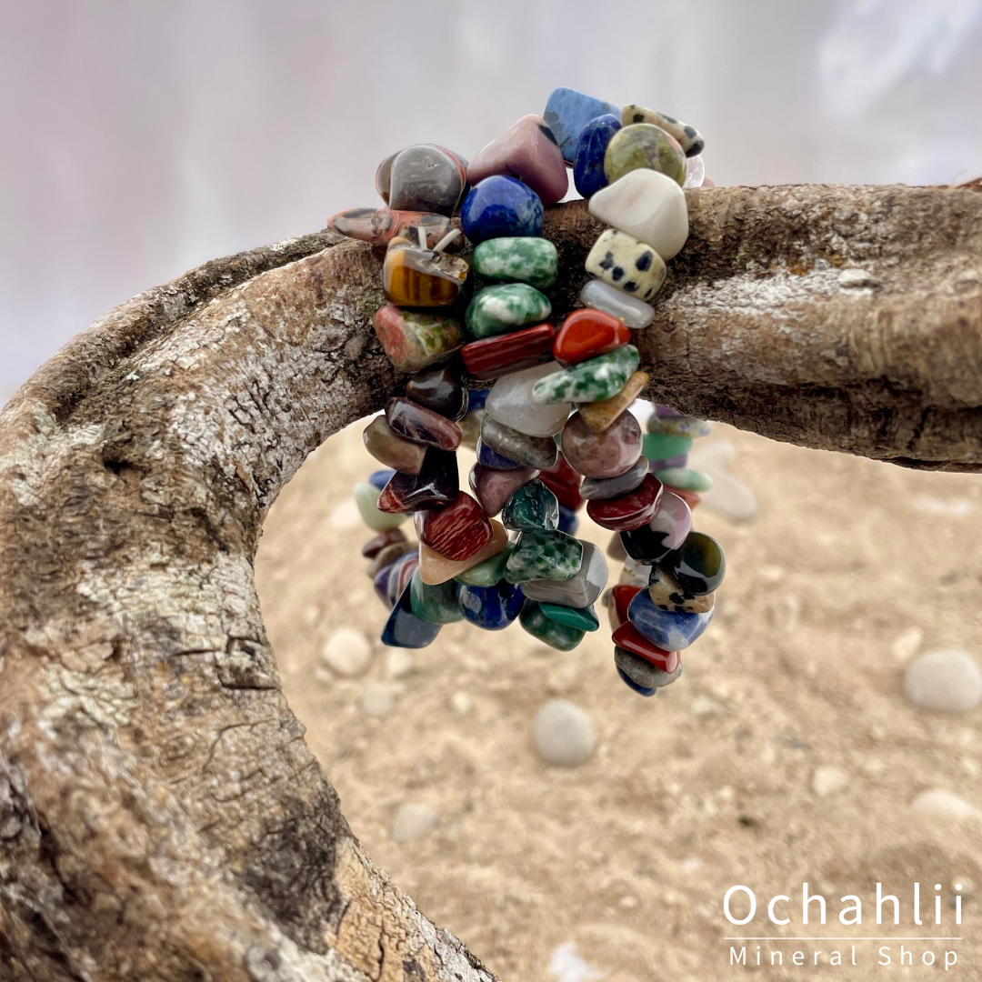 Mezcla de pulsera de piedras