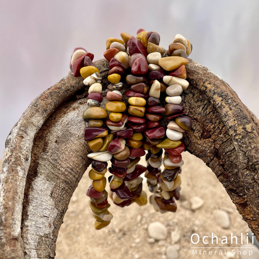 Mookaite split bracelet