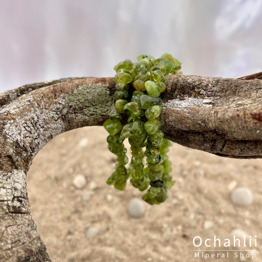 Peridoot splitarmband