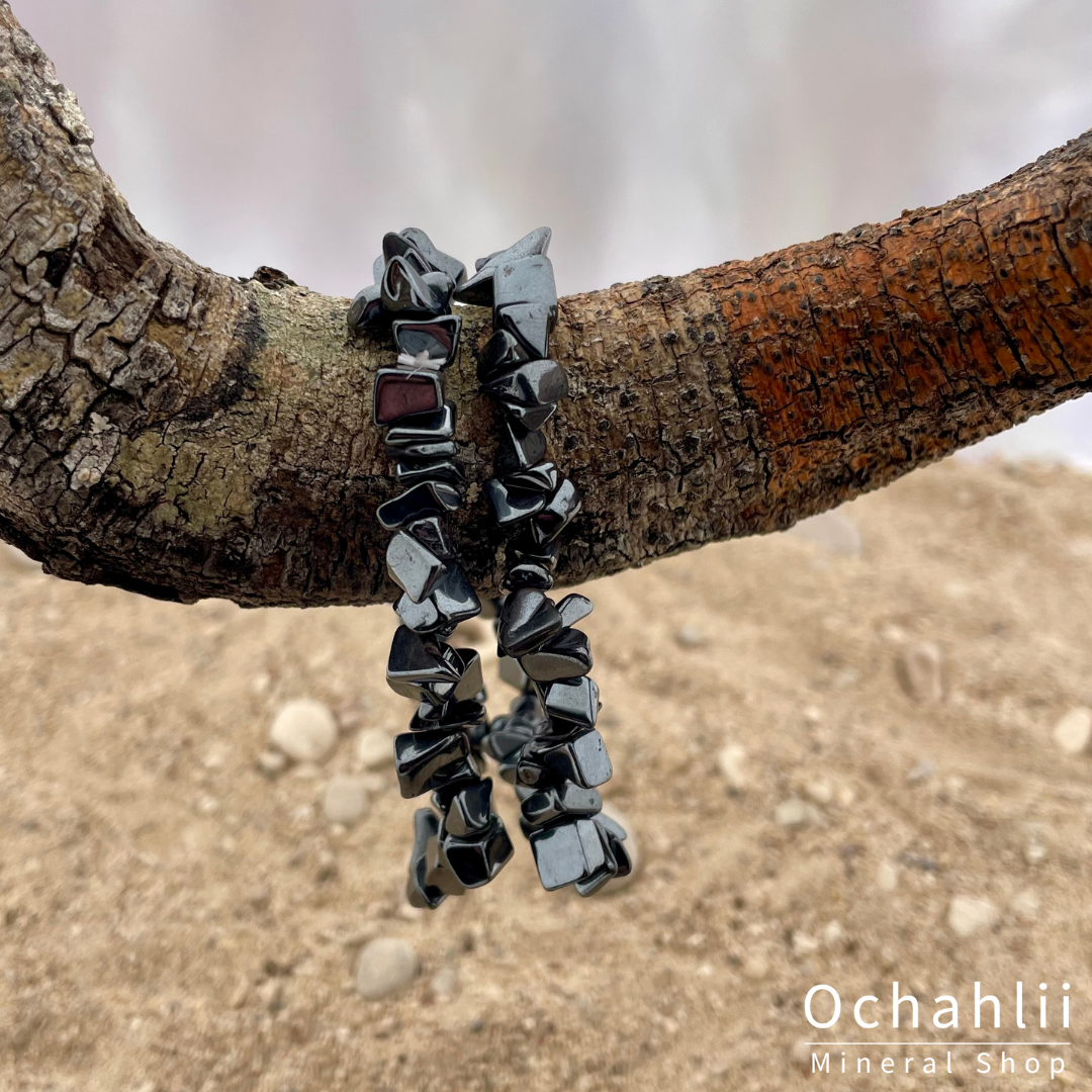 Hematiet splitarmband