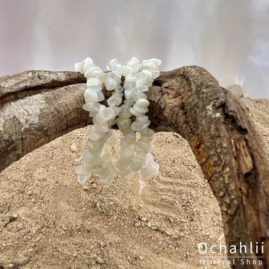 Moonstone white split bracelet