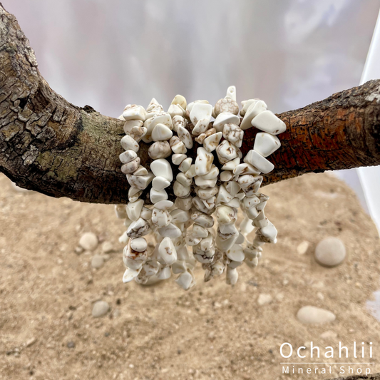 Magnesite split bracelet