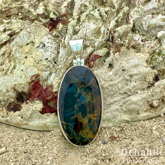 Pietersiet zilveren hanger