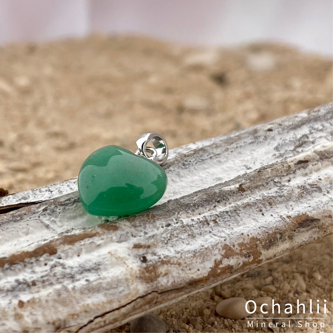 Pendentif aventurine en argent