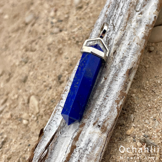 Lapis Lazuli silver pendant
