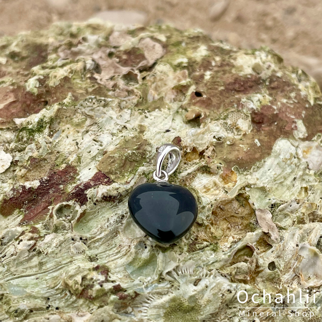 Falcon's eye - blue tiger's eye silver pendant