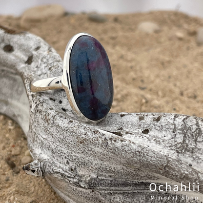 Bague en argent Ruby Distheen taille 55